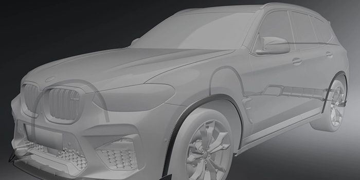 宝马X3M汽车外饰改装前唇设计 尊龙凯时·(中国区)人生就是搏!